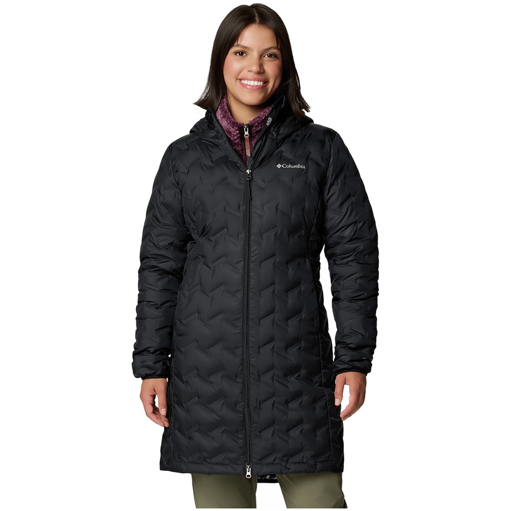 Jaqueta Columbia Delta Ridge II Long Down Lady Black